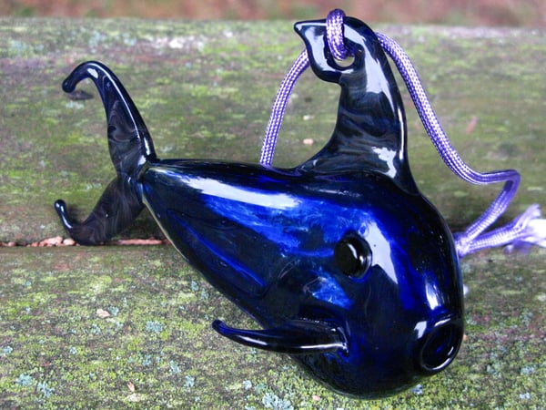 Image of Cobalt Fish Ornament