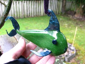 Image of Bright Green Fish Ornament