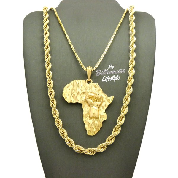 Image of Africa / Rope chain set