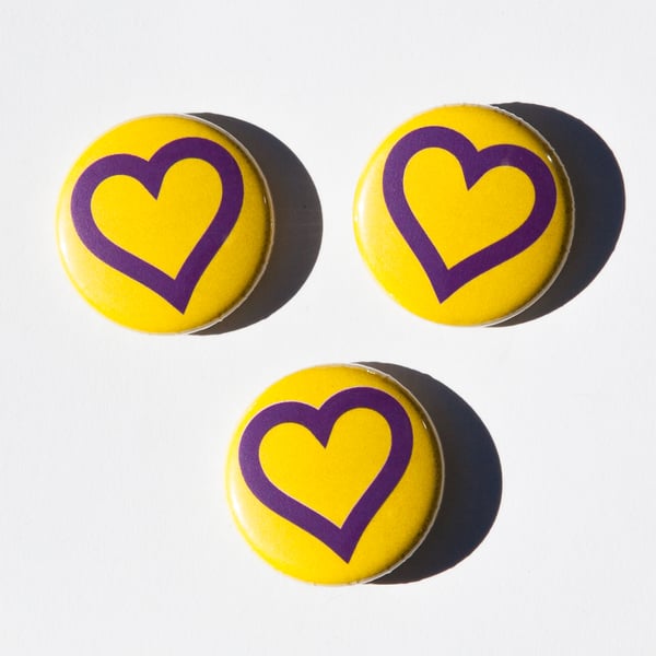 Image of Intersex Day heart logo badges (3)