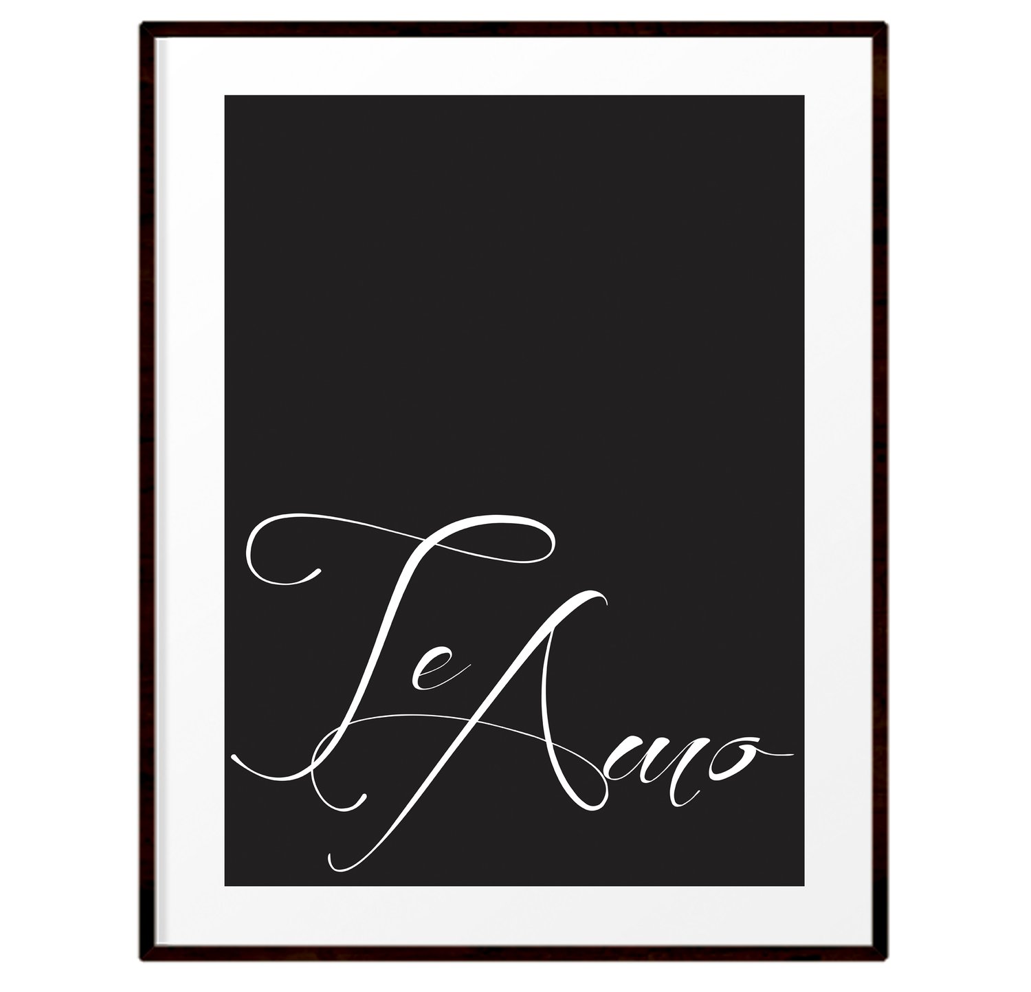 Image of Te Amo print