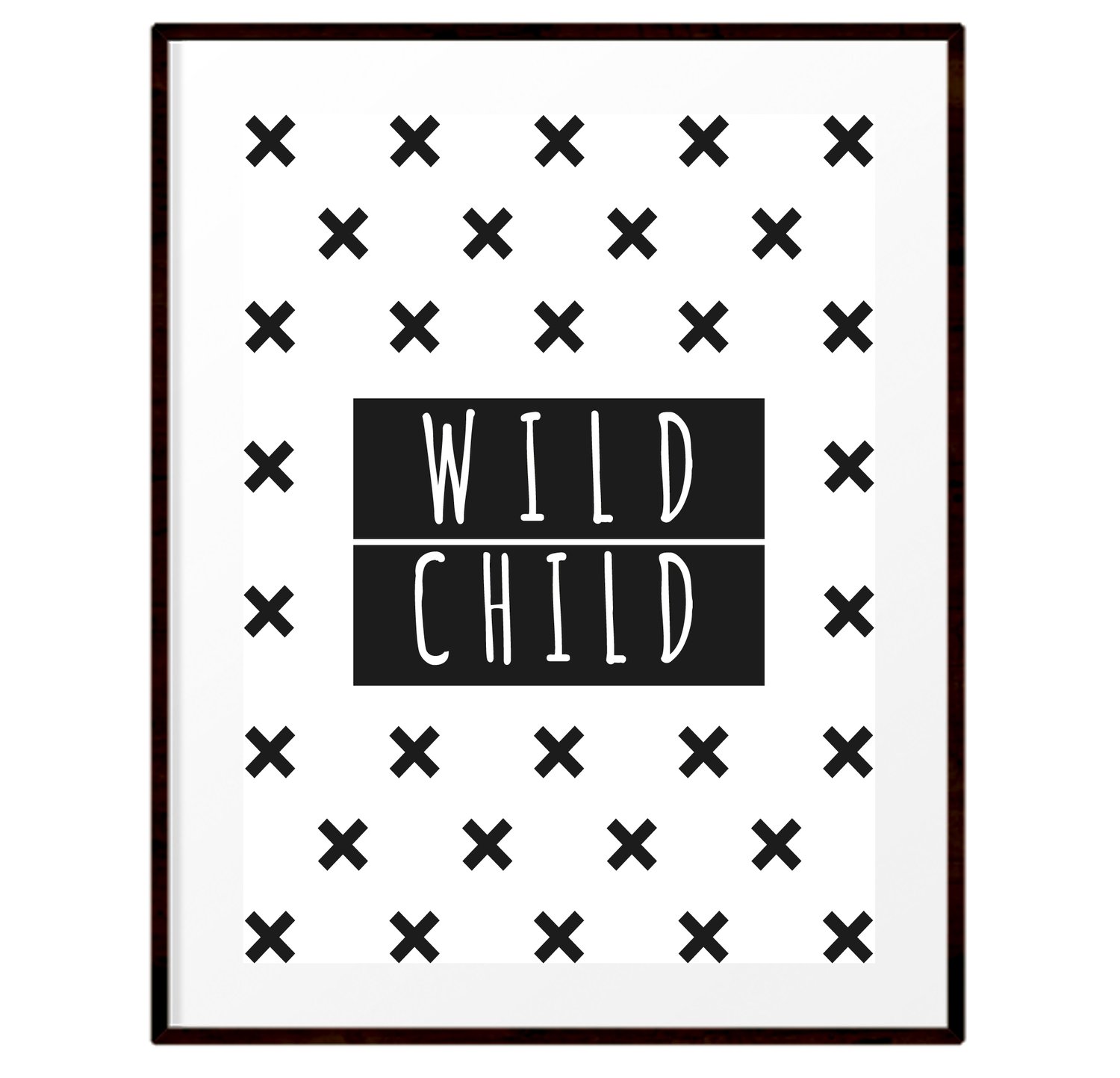 Image of Wild child print