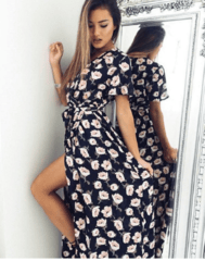 melodyclothing — HOT FLORAL LONG DRESS