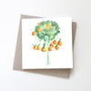 Greeting Card - Orange Tree 