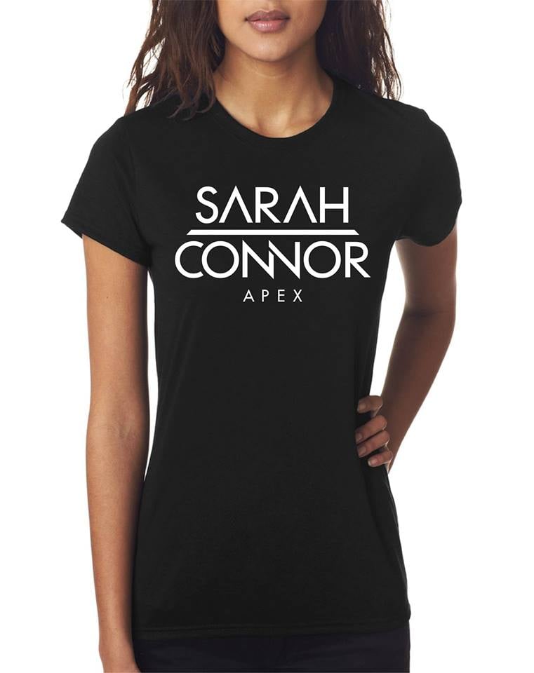Image of Black Sarah Connor Apex Tshirt