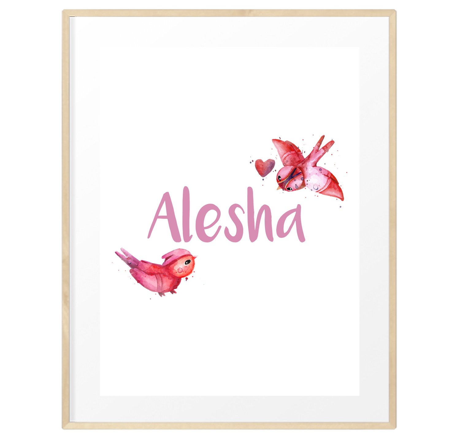 Image of Personalised watercolour name print