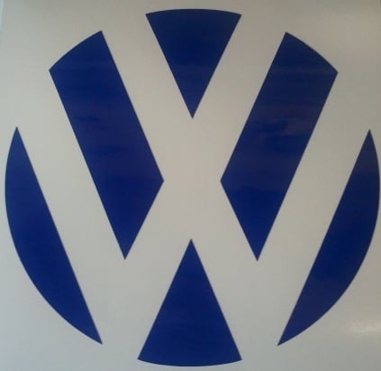 Image of Black/White/Blue/Fuschia/Yellow/Purple/Green/Orange Rear Badge Vinyl
