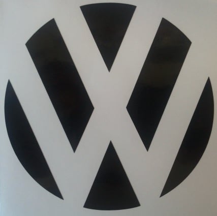 Image of Black/White/Blue/Fuschia/Yellow/Purple/Green/Orange Rear Badge Vinyl