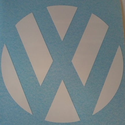 Image of Black/White/Blue/Fuschia/Yellow/Purple/Green/Orange Rear Badge Vinyl