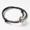 Image of Gothic Key Leather Wrapped Bracelet