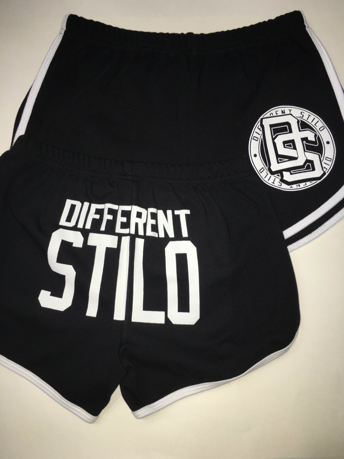 Image of Different Stilo Womens "Black & White" Shorts