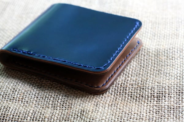 Hides and Stitches — Traditional Bifold Wallet in Horween Shell Cordovan