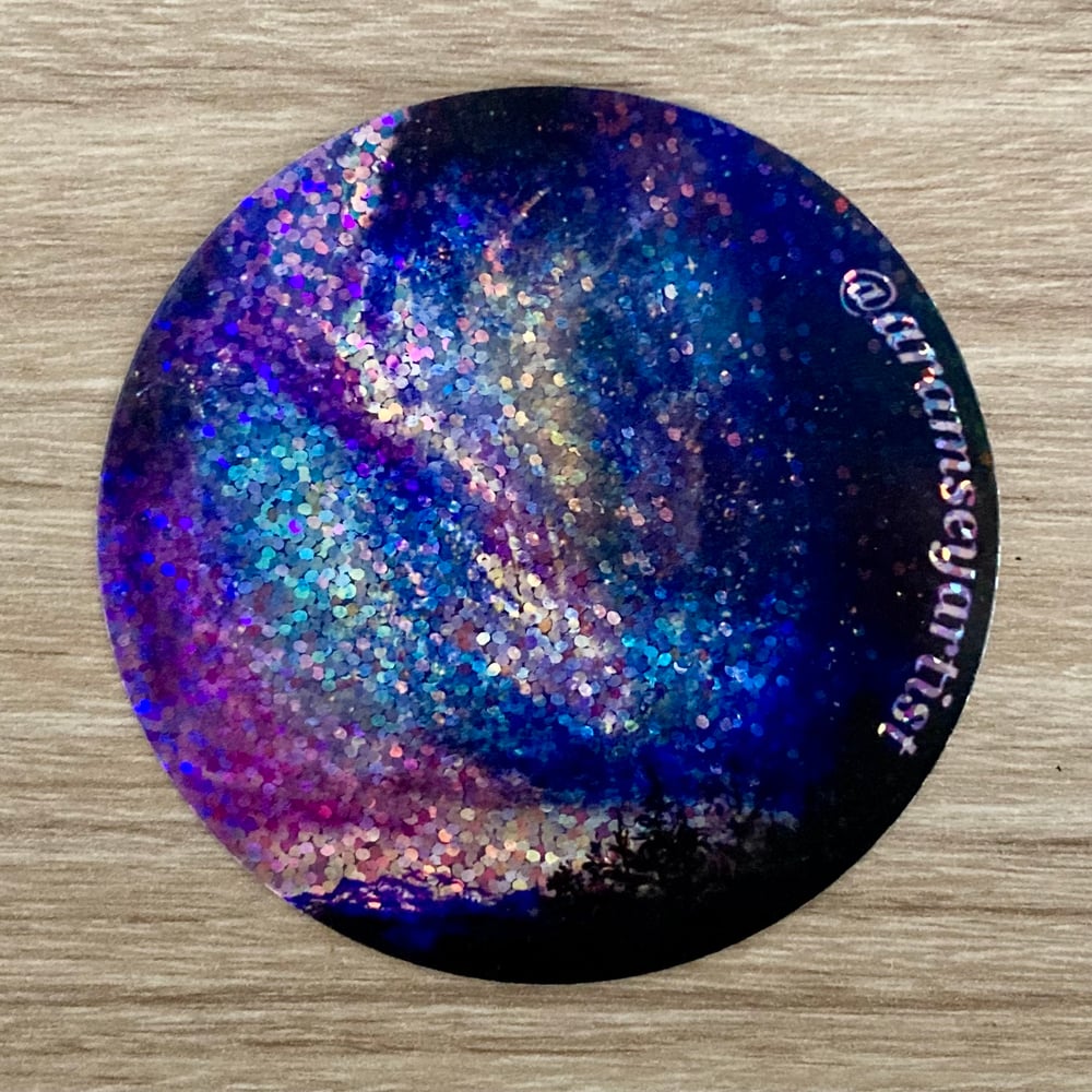 Image of Glitter Milky Way Stickers