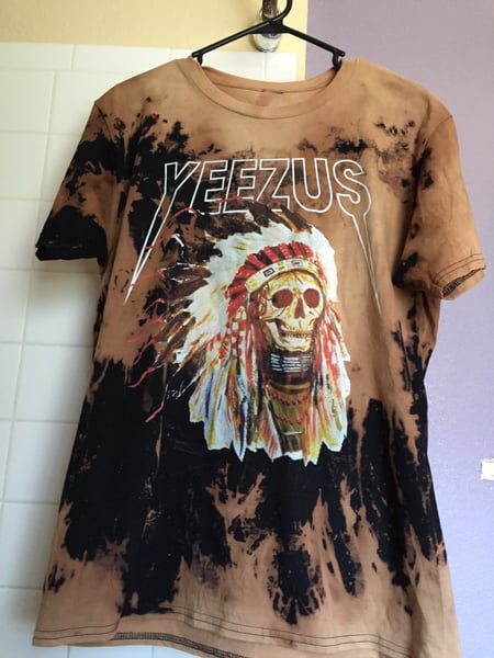 Image of YEEZUS bleached Tour Shirt