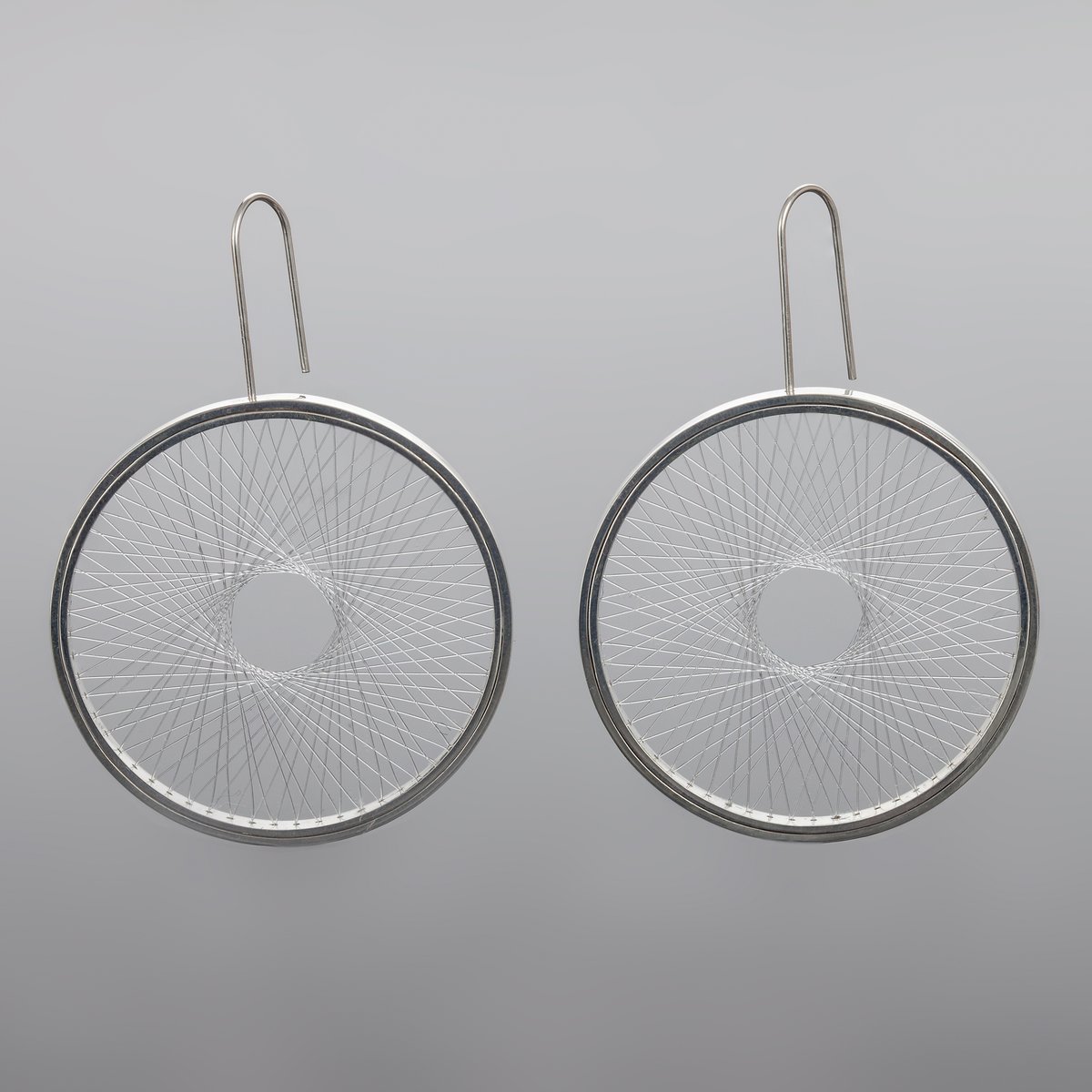 Image of Ear rings 'Single Spirograph'
