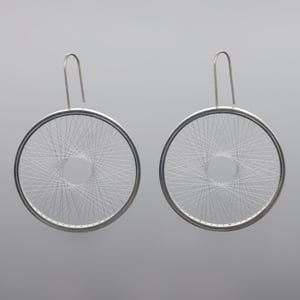 Image of Ear rings 'Single Spirograph'