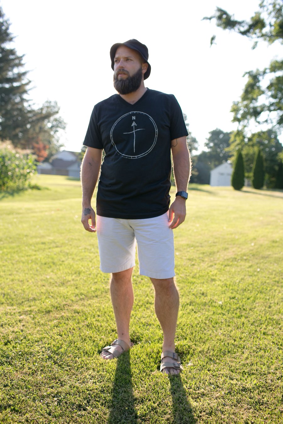 Image of True North Compass Unisex Tee