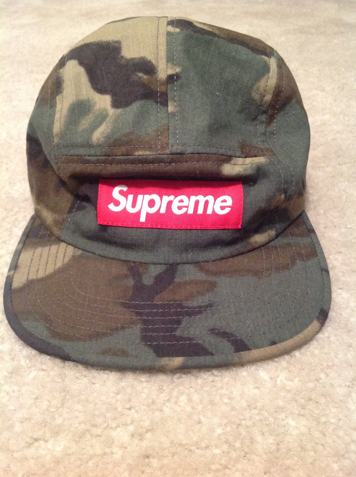 supreme box logo camp cap