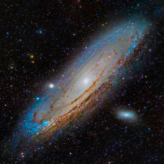 Image of 12" x 12" Aluminum Metal Plate - Andromeda