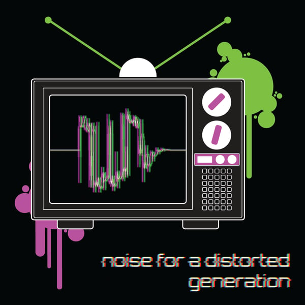 Image of Noise For A Distorted Generation