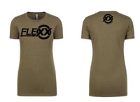 Women's Military Green/Black Flexx Tee