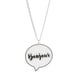 Image of Speech Bubble Necklace