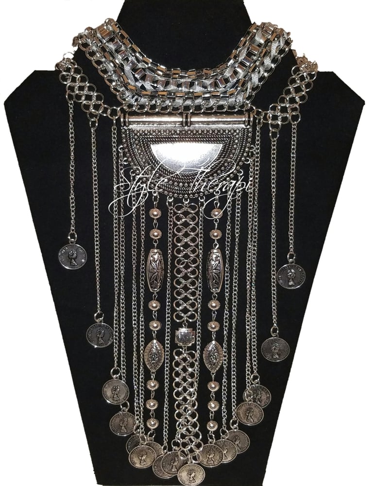 Image of Draped In Coins Necklace