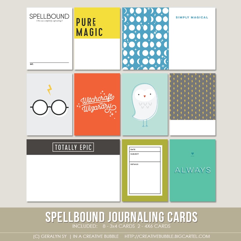 Image of Spellbound Journaling Cards (Digital)