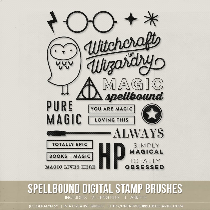 Image of Spellbound Stamp Brushes (Digital)