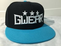 Image 1 of Aqua 3Star Snapback