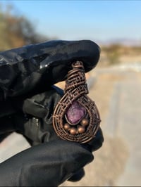 Image 2 of mini pendy raw ruby 