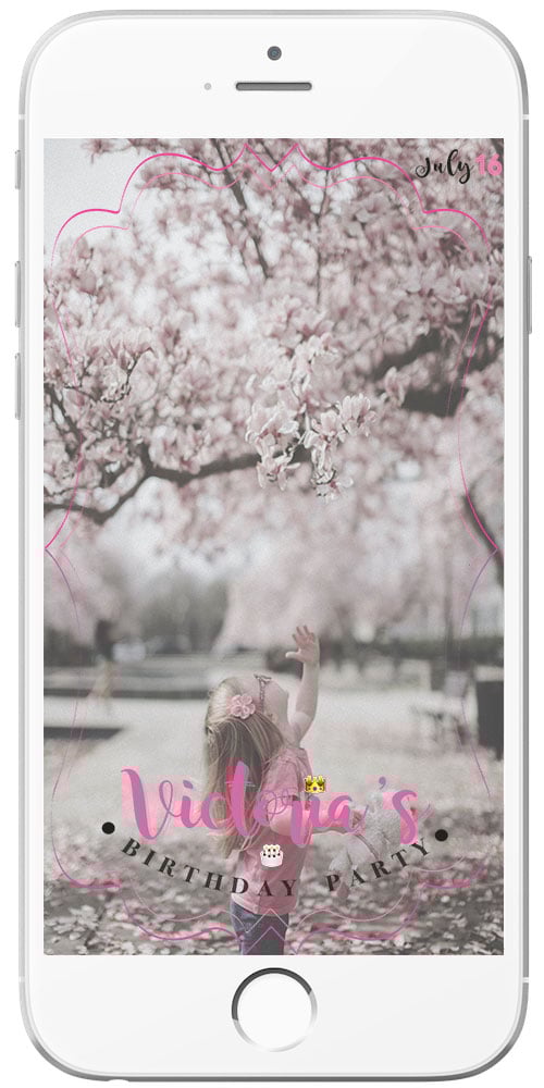 Image of Option 2: Snapchat Filter (GEO-FILTER)