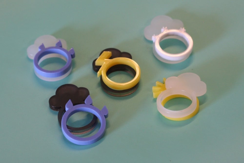 Image of whatever the weather - Stacking Ring Set