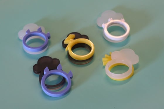 Image of whatever the weather - Stacking Ring Set