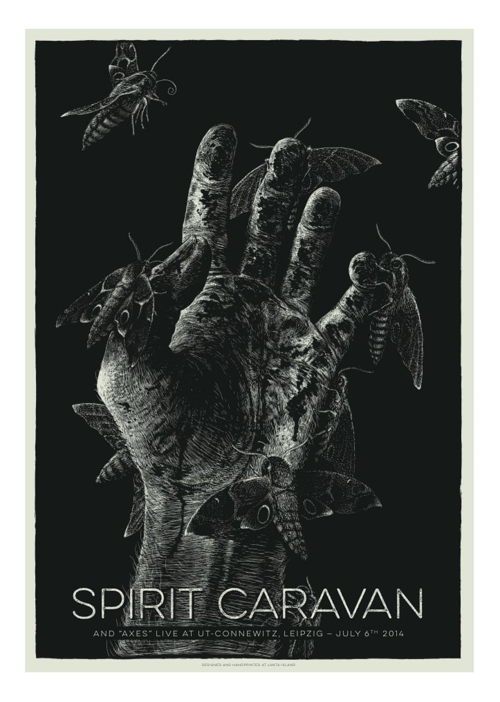 Image of »Spirit Caravan« Gig-Poster