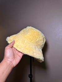 Image 3 of In My Own World, Unisex Bright Yellow Bucket Hat