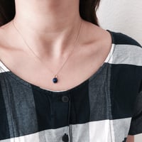 Image 3 of Art Deco Blue Lapis Necklace