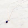 Art Deco Blue Lapis Necklace