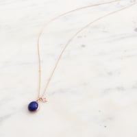 Image 2 of Art Deco Blue Lapis Necklace