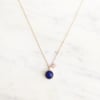 Art Deco Blue Lapis Necklace
