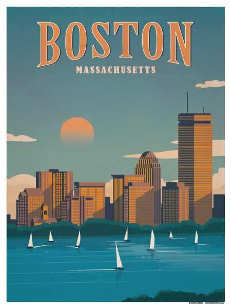 Image of Boston Poster