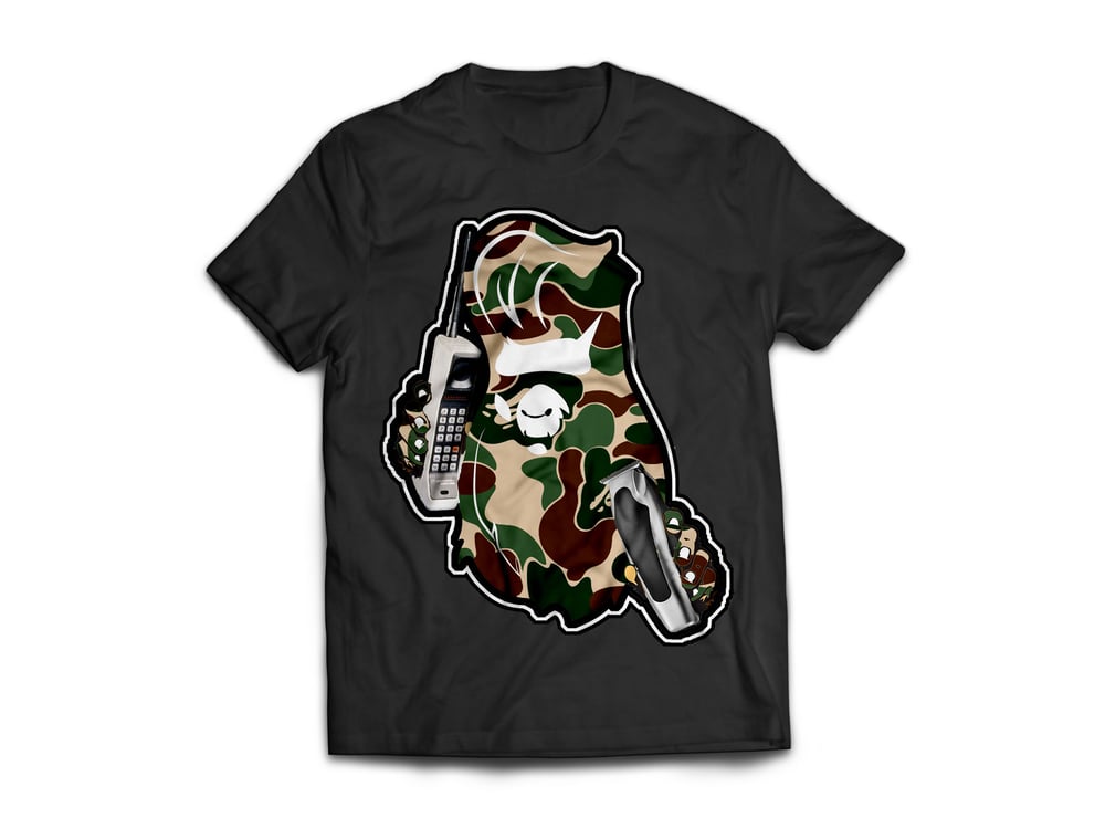 Image of CUTTING APE CAMO BLK