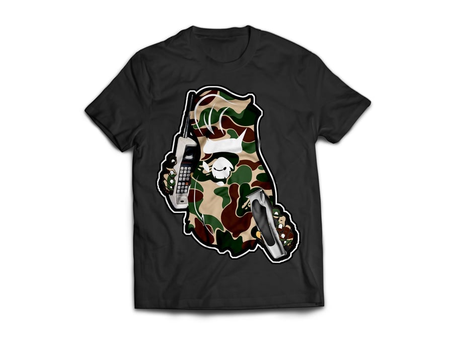 Image of CUTTING APE CAMO BLK