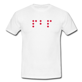 Image of PBP BRAILLE T SHIRT