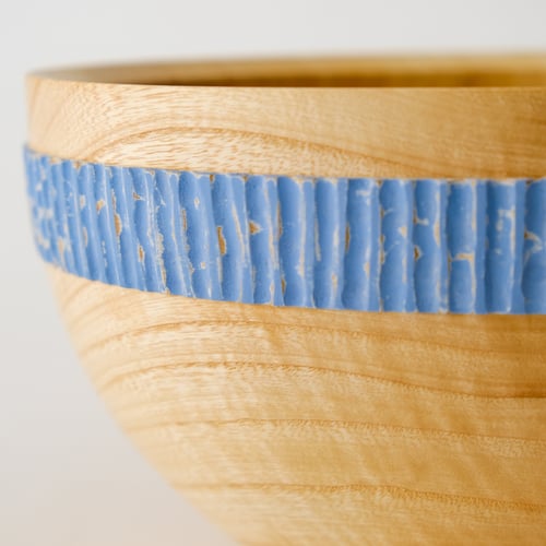 Image of Handmade Ash Bowl with Milk Paint