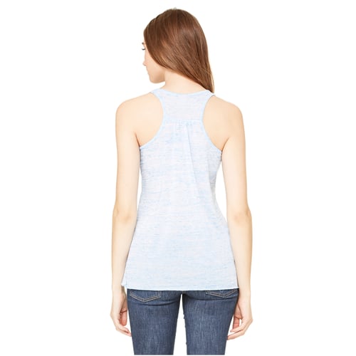 Image of Tennessee Tree -Flowy Racerback Tank Top Blue