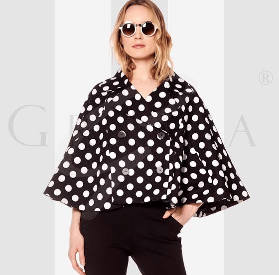 Image of Classic Polka Dot Cape