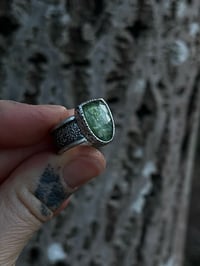 Image 3 of Green Kyanite Ring~Sz 7.25/7.5