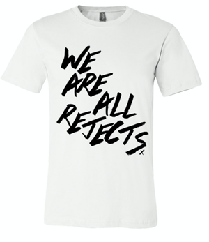 Image of REJECTS (White) Unisex Tee