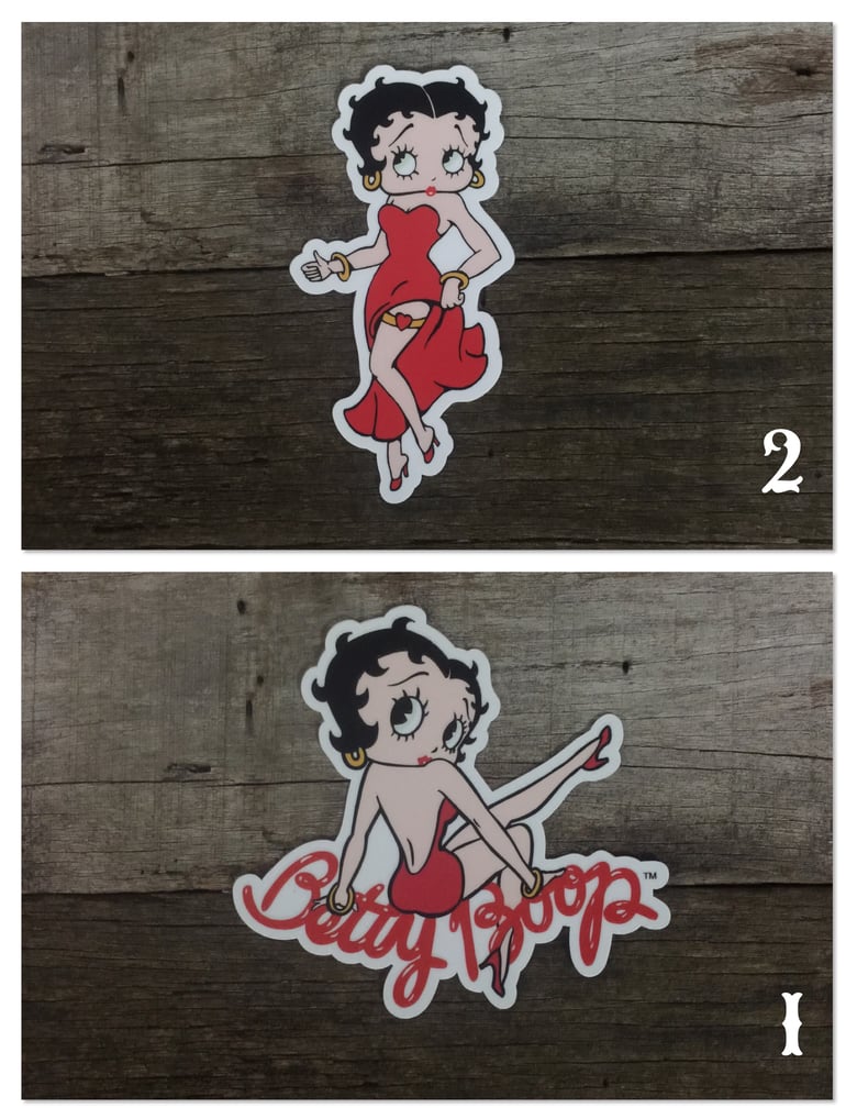Image of BETTY BOOP decals/stickers 